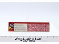 Inferno Action Figure Robot Tech Spec 1985 Vintage Hasbro G1 Transformers