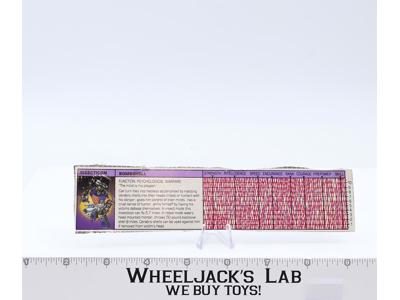 Bombshell Action Figure Tech Spec 1985 Vintage Hasbro G1 Transformers