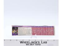 Bombshell Action Figure Tech Spec 1985 Vintage Hasbro G1 Transformers