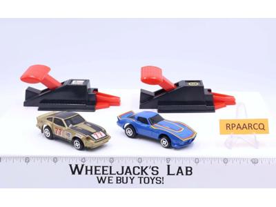Lot of 2 Die Cast Slam Shifters 1982 Ideal Toy Corp Vintage Toy Cars