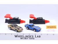 Lot of 2 Die Cast Slam Shifters 1982 Ideal Toy Corp Vintage Toy Cars