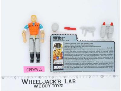 Topside V1 100% Complete G.I. Joe 1990 Hasbro Vintage Action Figure