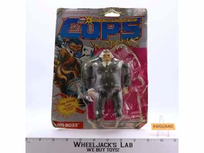 Big Boss Crime W/Card & Bubble CUSTOM King Cops N Crooks C.O.P.S. 1988 Hasbro