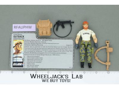 Outback V1 100% Complete G.I. Joe 1987 Hasbro Vintage Action Figure
