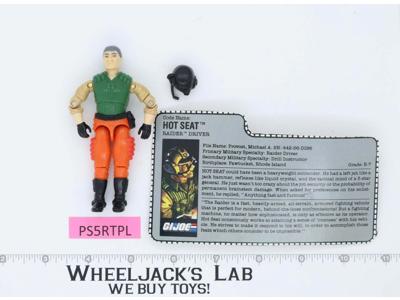 Hot Seat V1 100% Complete G.I. Joe 1989 Hasbro Vintage Action Figure