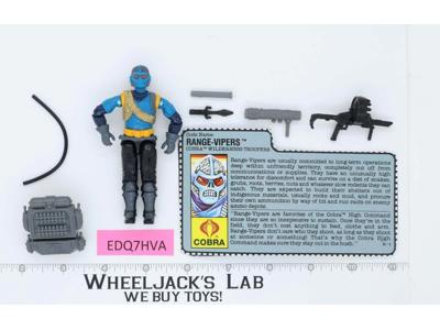 Range-Vipers V1 100% Complete 1990 G.I. Joe Hasbro Vintage Action Figure