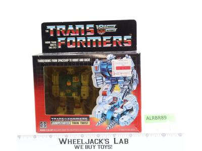 Twin Twist 100% Complete 1985 Vintage Hasbro Action Figure G1 Transformers