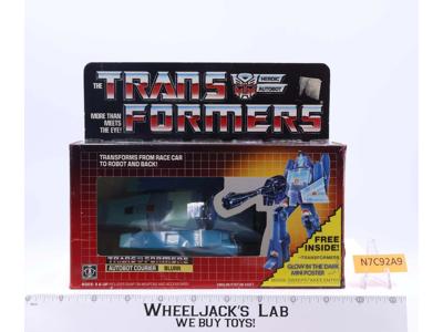 Blurr 100% Complete W Box 1986 Vintage G1 Transformers Hasbro Action Figure