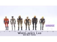 Lot of 6 Eagle Force 1981 Mego Die-Cast Vintage Action Figures