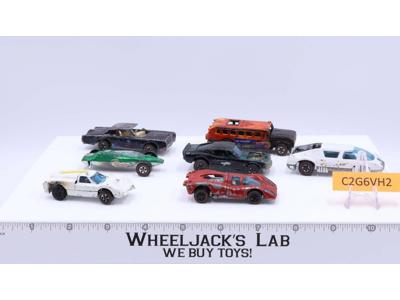 Lot of 7 Redline Vehicles/Trucks/Cars by Hotwheels Vintage 1960s/70s Toy Cars