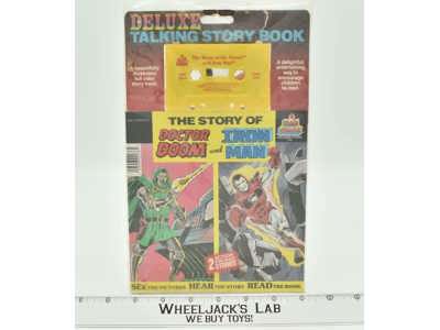 The Story of Dr. Doom & Iron Man Deluxe Talking Storybook 1986 Cassette Tape