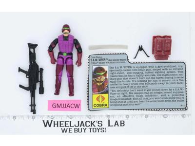 S.A.W.-Viper V1 100% Complete 1990 G.I. Joe Hasbro Vintage Action Figure