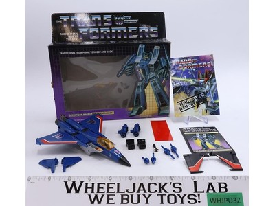 Thundercracker 100% Complete W/ BOX G1 Transformers 1984 G1 Vintage Figure