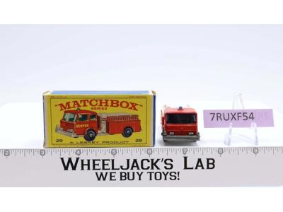 Fire Pumper Truck 29 Lesney Matchbox Series 1960's Made In England
