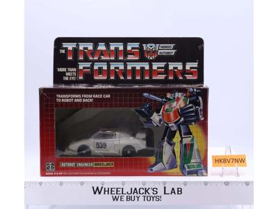 Wheeljack 100% Complete W/ BOX NR MINT FIGURE 1985 Vintage G1 Transformers