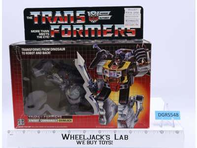 Grimlock w BOX 100% Complete 1985 Vintage Hasbro Action Figure G1 Transformers