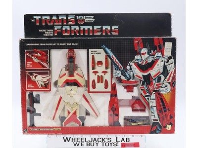 Jetfire 100% Complete W/ Box & Insert 1985 G1 Transformers Vintage Action Figure