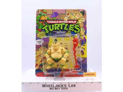Tattoo Teenage Mutant Ninja Turtles TMNT 1991 Playmates NEW MOSC SEALED