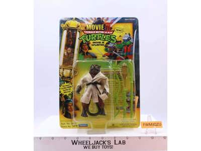 Splinter Movie III Teenage Mutant Ninja Turtles TMNT 1992 Playmates MOSC NEW