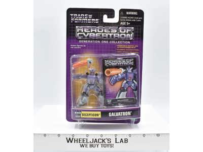 Galvatron MOSC Heroes of Cybertron HOC Transformers Hasbro 2001 Action Figure