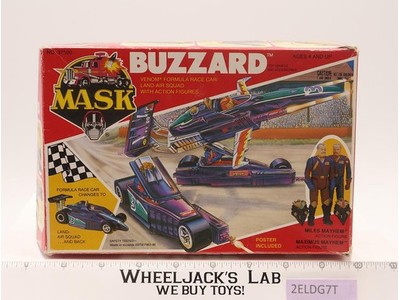 Buzzard W/ Miles & Maximus Mayhem 100% Complete W/BOX MASK M.A.S.K. 1986 Kenner
