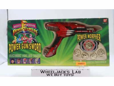 Power Gun/Sword + Power Morpher Mighty Morphin Power Rangers 1993 Bandai