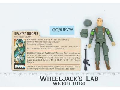 Grunt Swivel Arms V1.5 100% Complete G.I. Joe Hasbro 1982 Vintage Action Figure