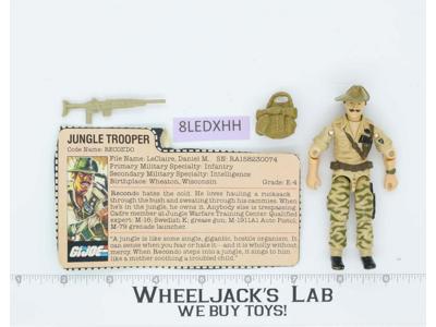 Recondo V1 100% Complete G.I. Joe 1984 Hasbro Vintage Action Figure