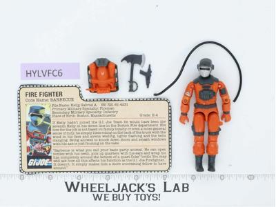 Barbecue V1 100% Complete G.I. Joe 1985 Hasbro Vintage Action Figure