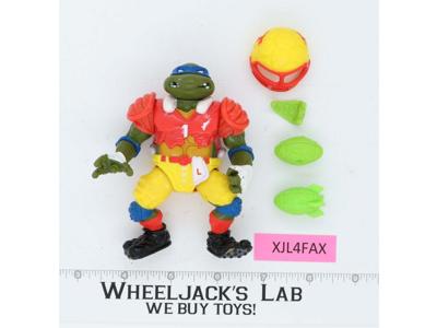 T.D. Tossin' Leo 100% Complete Teenage Mutant Ninja Turtle 1991 Playmates