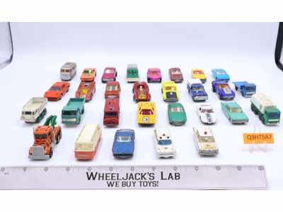 Lot of 29 Miscellaneous Cars/Vehicles/Trucks Vintage Matchbox