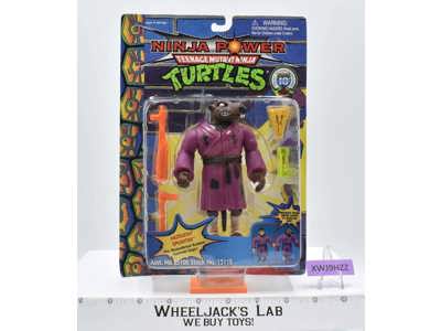 Mutatin' Splinter Teenage Mutant Ninja Turtle Ninja Power TMNT Playmates MOSC