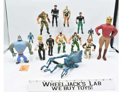 Lot of 14 Toy Mix of Disney, Kenner, and Playmates Action Figures