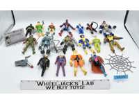 Lot of 17 Superhero/Batman Action Figures and Accessories 1990's Kenner/Toy Biz