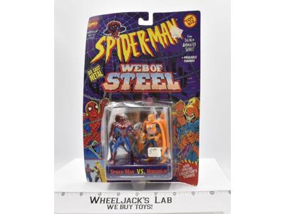 Spider-Man VS. Hobgoblin Web Of Steel Spider-Man 1994 Toybiz MOSC