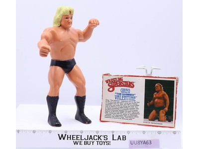 Greg The Hammer Valentine 1985 WWF LJN Titan Sports 8" Vintage Wrestling Figure