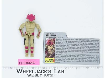 Nullifier V1 100% Complete G.I. Joe 1988 Hasbro Vintage Action Figure