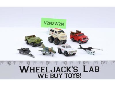 Lot of 7 Military/Army/1st Response Vehicles 1988-89 Galoob Micro Machines