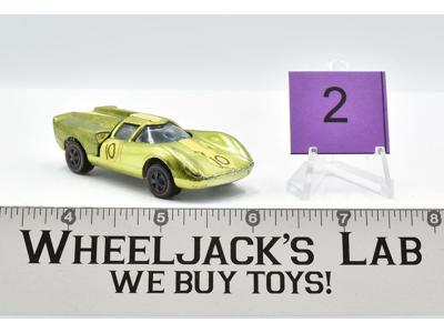 Lola GT70 #2 Lime 1969 Redline Hot Wheels Mattel Vintage RL