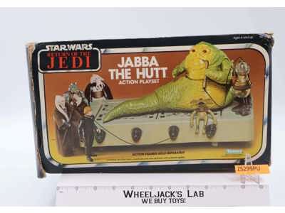 Jabba the Hutt Throne Room Playset 100% Complete Star W/Box Wars ROTJ Vintage