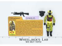 Python Copperhead V2 100% Complete G.I. Joe 1989 Hasbro Vintage Action Figure