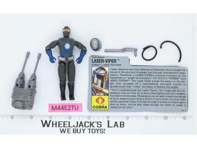Laser Viper V1 100% Complete G.I. Joe 1990 Hasbro Vintage Action Figure