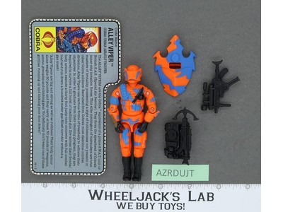 Alley Viper V1 100% Complete G.I. Joe 1989 Hasbro Vintage Action Figure