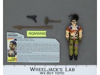 Zanzibar V1 100% Complete G.I. Joe 1987 Hasbro Vintage Action Figure