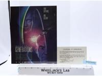 Captain Picard Kirk Star Trek Generations William Shatner Patrick Stewart SIGNED