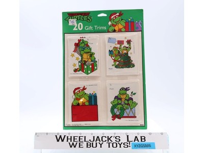 20 Gift Trims Teenage Mutant Ninja Turtles Mirage Studios 1989 NEW SEALED