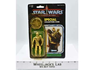 C-3PO Removable Limbs POTF RESEALED 92 Back Star Wars POTF Kenner Action Figure