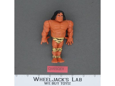 Superfly Jimmy Snuka 100% Complete WWF WWE Wrestling 1991 Hasbro Vintage Figure