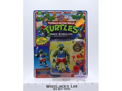 Track 'N Field Leo Teenage Mutant Ninja Turtles 1992 TMNT NEW MOSC Turtle Games