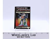 Wheeljack Instruction Manual Booklet 1985 Hasbro G1 Transformers Action Figure